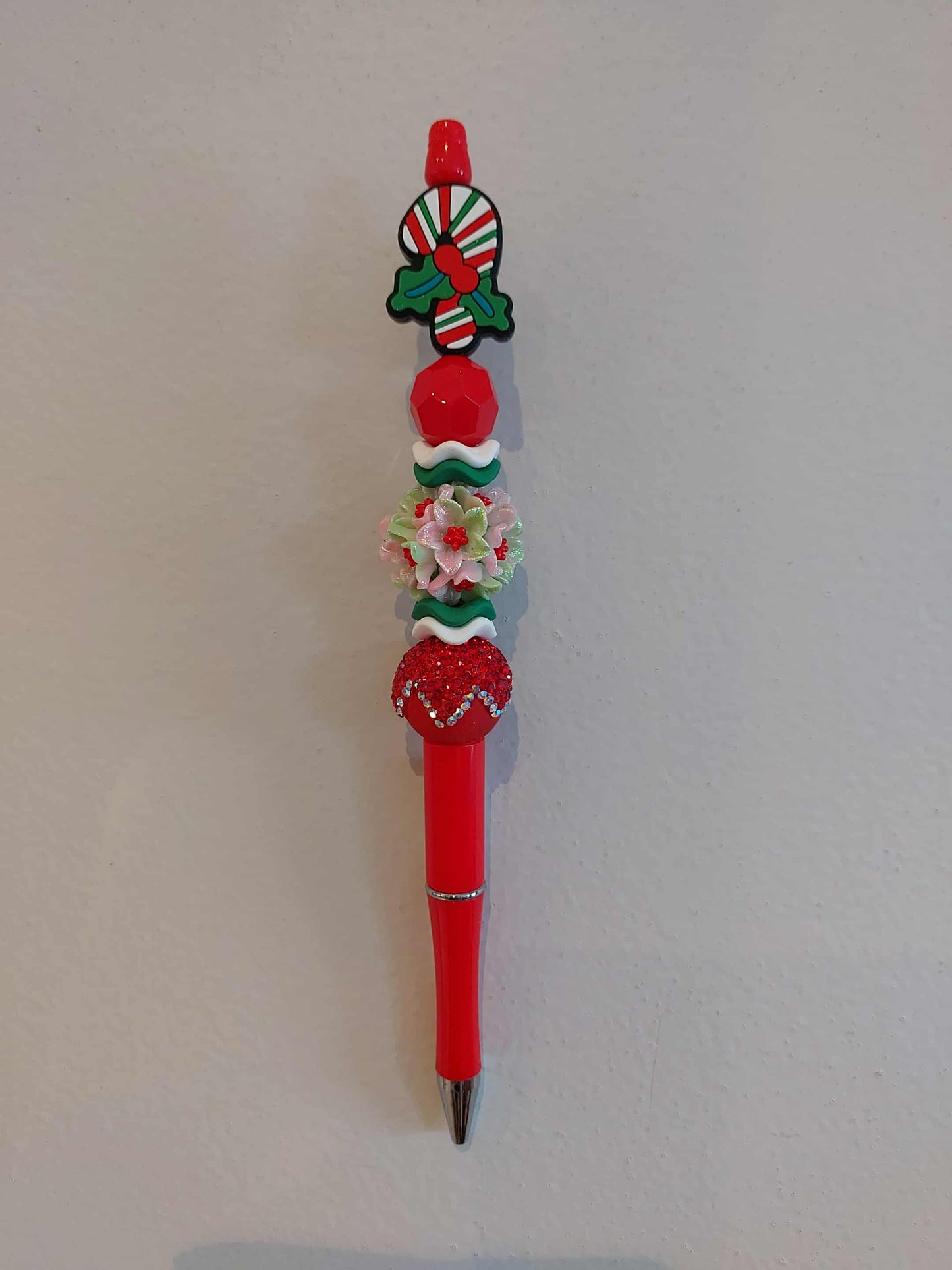 Candy Cane Christmas Pen